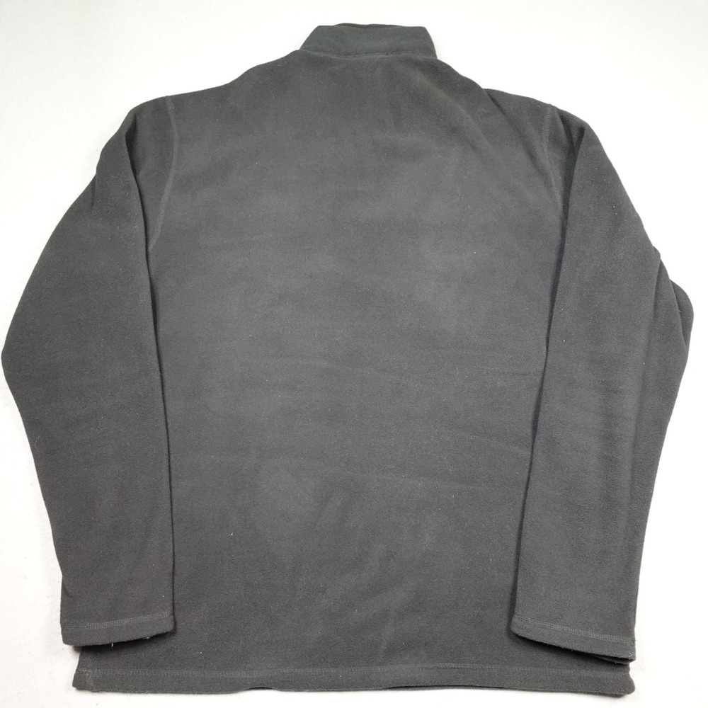 The North Face Jacket Mens Medium Gray Polartec Classic Fleece 1/4 Zip Pullover - Picture 6 of 10